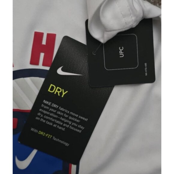 Nike Dri-Fit Toddler T-Shirt 3T My First Hit Baseball Graphic White - Picture 2 of 3